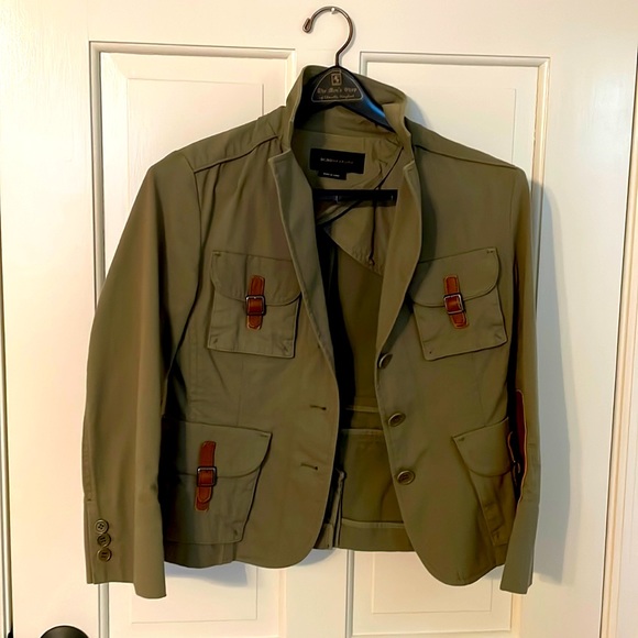 Y2K BCBG Max Azria military 3/4 sleeve jacket - Picture 2 of 8